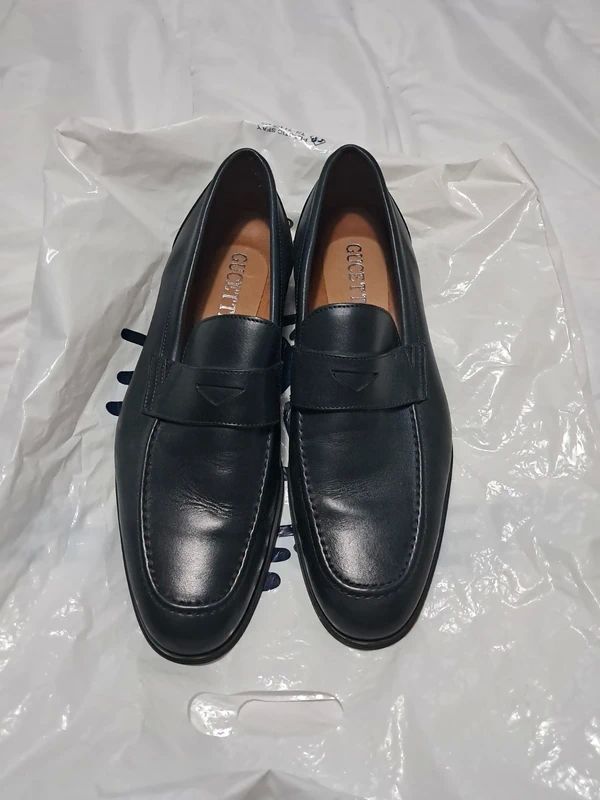 Chaussures homme cuir bleu nuit ? marque italienne ? tr�s pe 0 Marseille 2 (13)