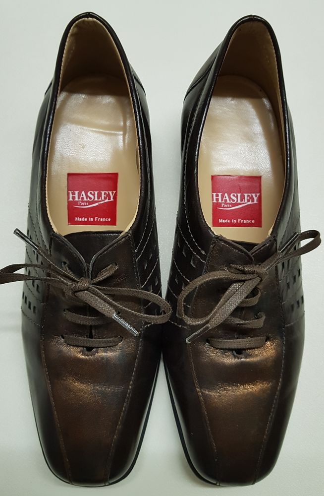 Chaussures marron de marque Hasley Chaussures