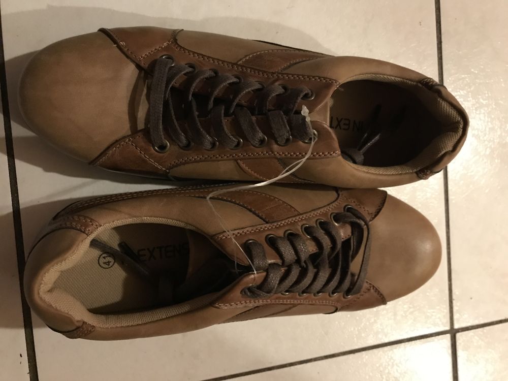 chaussures MARRON 2 tons, en cuir, pointure 41 26 Saint-Genis-Laval (69)