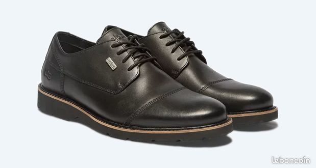 Chaussures Neuve Derbies Homme Confort Purefoam en Cuir Noir 59 Toulouse (31)