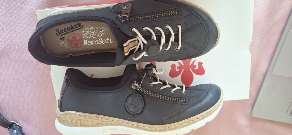 chaussures RIEKER bleu marine 55 Vizille (38)