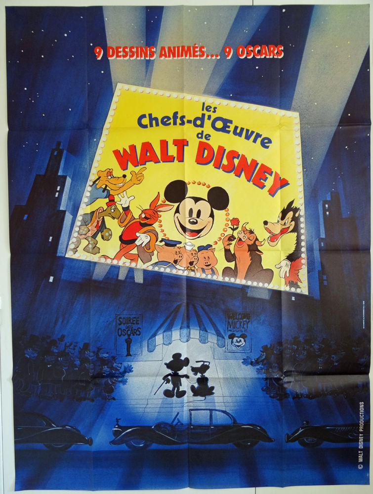 Les Chefs d'Oeuvre de Walt Disney Affiche de cin�ma 120x160 75 Maisons-Alfort (94)
