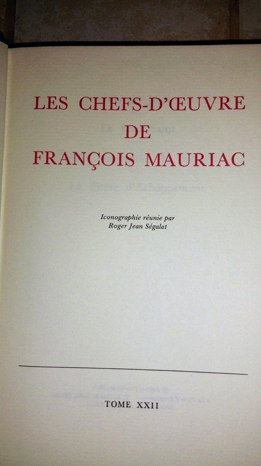 Les Chefs d'?uvre de Fran�ois Mauriac,. [Vie de J�sus. Jeudi 1 Marseille 9 (13)