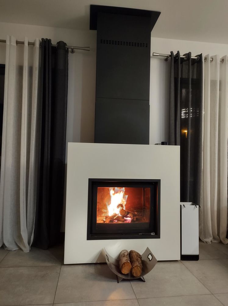 CHEMINEE KUBIC (habillage + Insert) 280 Saint-S�ri�s (34)