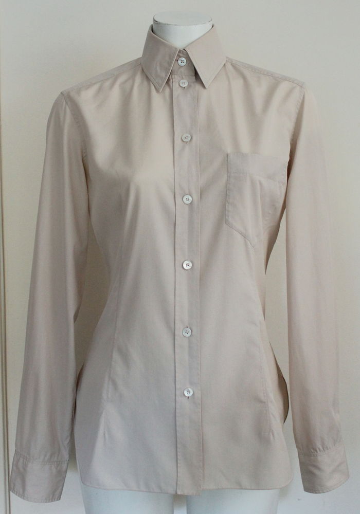 Chemise beige HERMES T.40 240 Issy-les-Moulineaux (92)