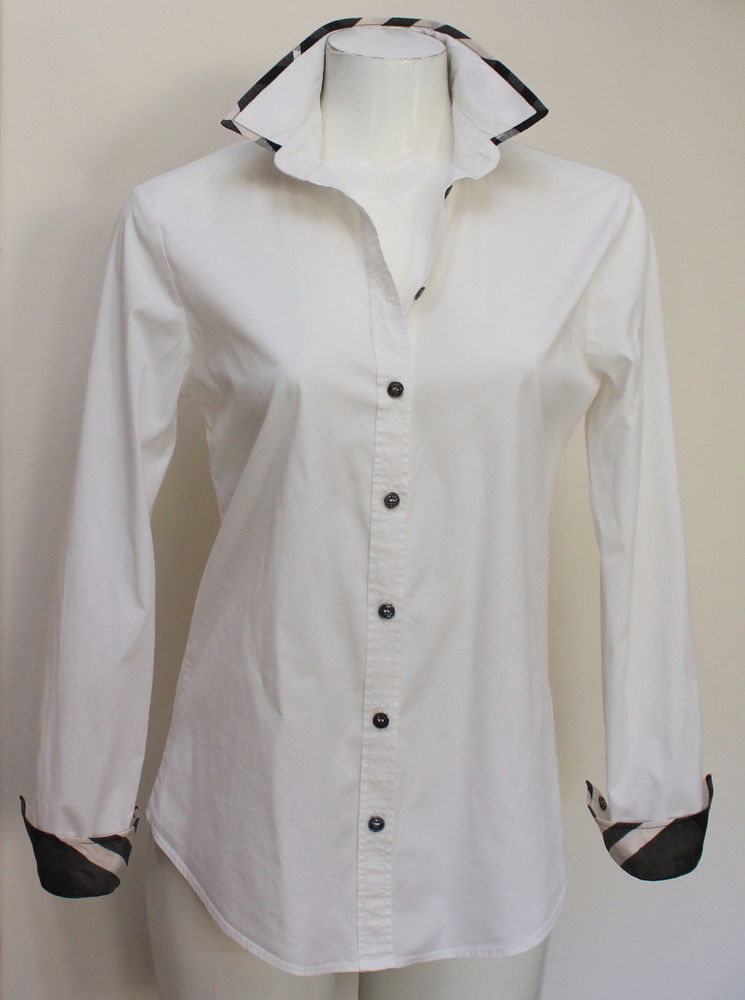 Chemise blanche et clan BURBERRY T.38 Fr 80 Issy-les-Moulineaux (92)
