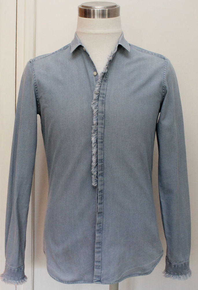 Chemise denim frang� CHRISTIAN LACROIX T.M 80 Issy-les-Moulineaux (92)