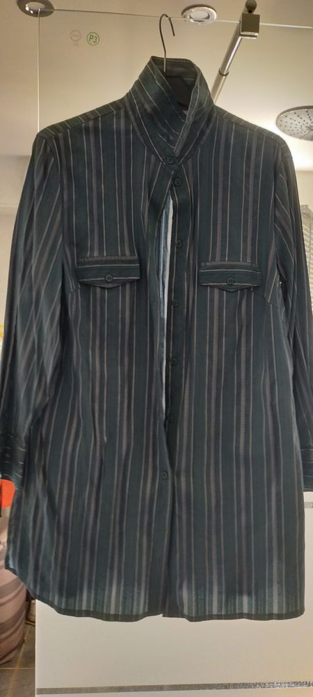 Chemise femme ray�e bleu vert Yessica  at C&A 8 Savigny-sur-Orge (91)