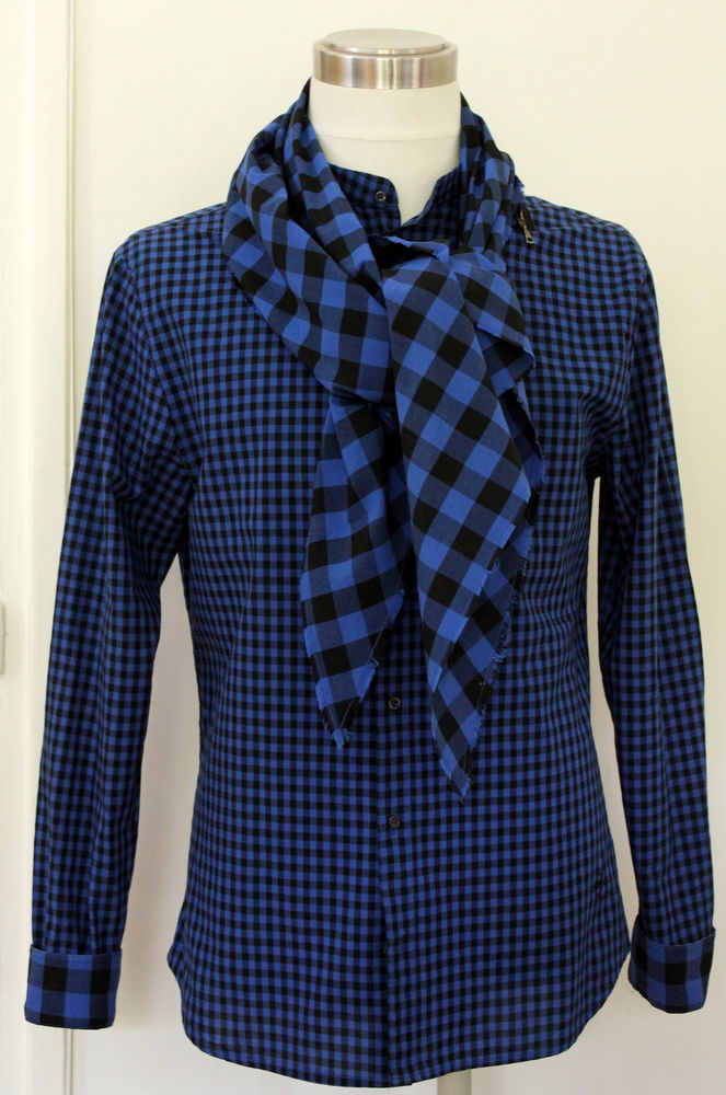Chemise et foulard zipp� ALEXANDER MCQUEEN T.50 350 Issy-les-Moulineaux (92)