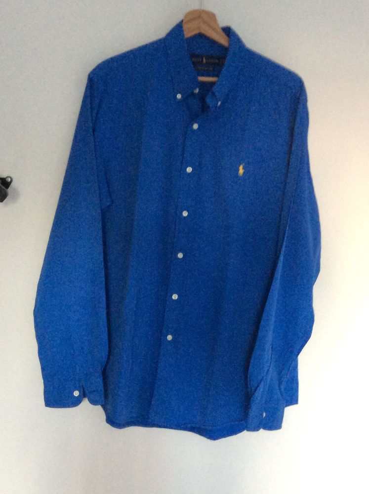 Chemise homme Ralph Lauren bleue 0 Angers (49)