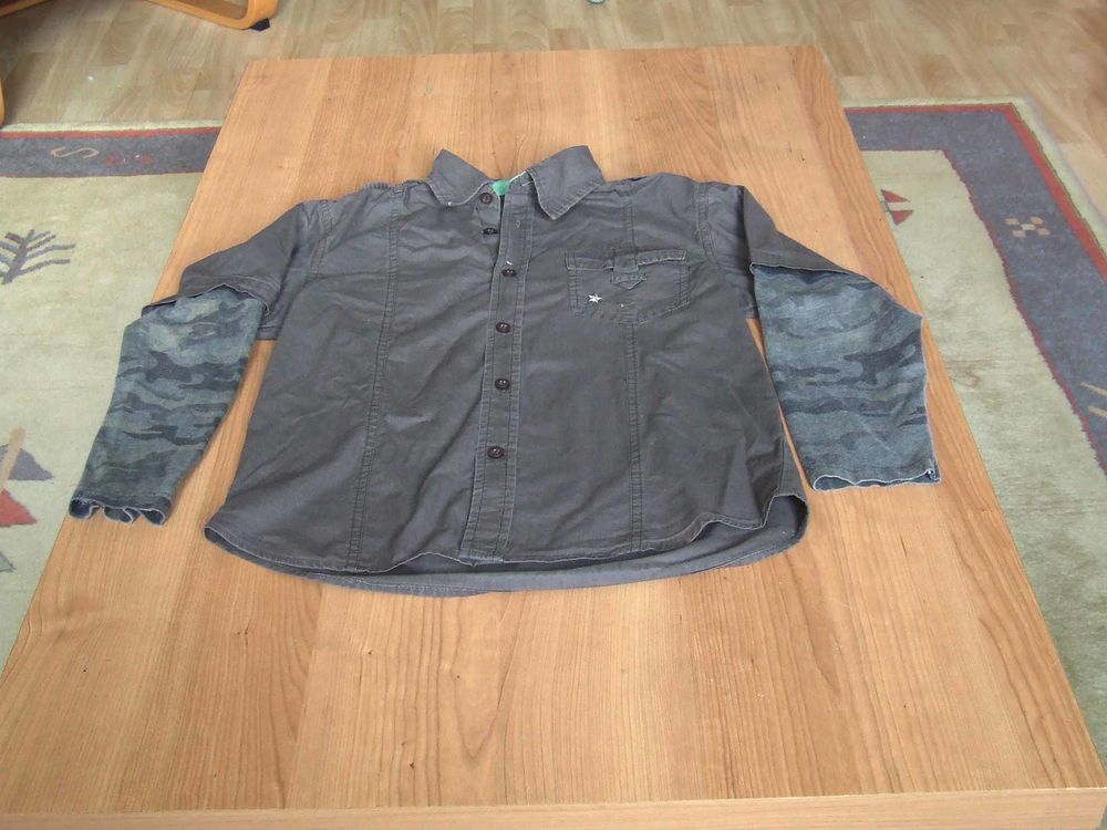 Chemise kaki, IN EXTENSO, Taille 10 ans, TBE 4 Bagnolet (93)