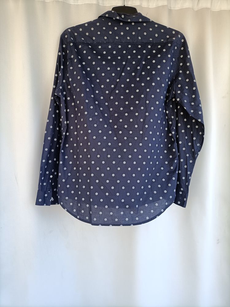 Chemise H&M � pois bleu marine, Regular Fit, neuve, taille M 8 Nice (06)