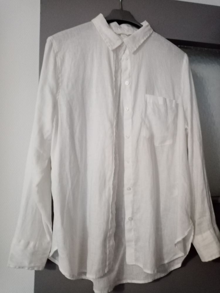 chemise pour femme blanc en lin 20 Amiens (80)