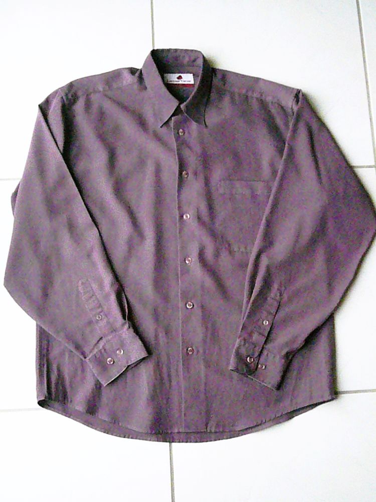 Chemise prune homme T3 Laurent Cerrer 7 Franqueville-Saint-Pierre (76)