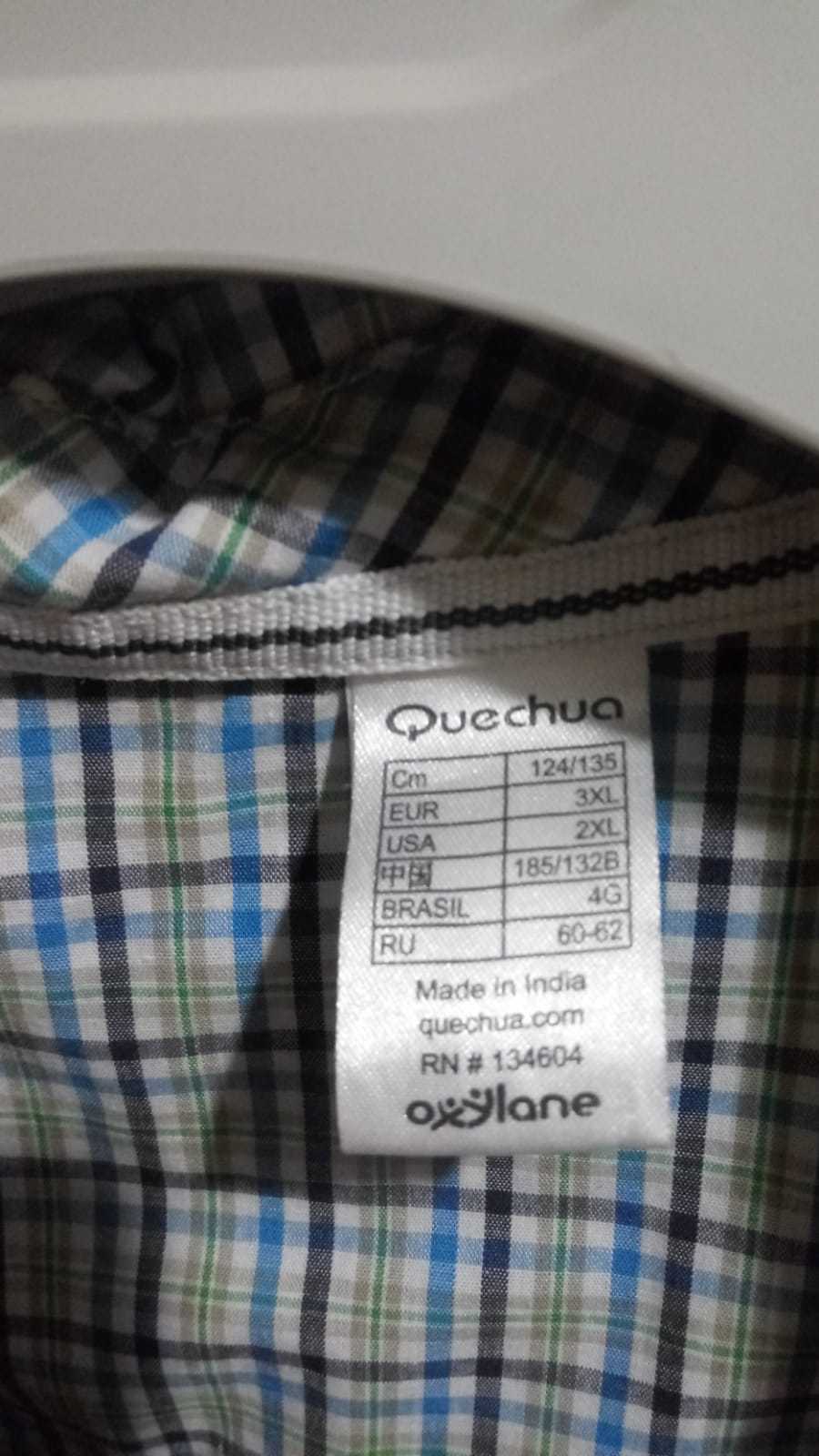 Chemise �t� Quechua multicolore 3XL 3 Mulhouse (68)