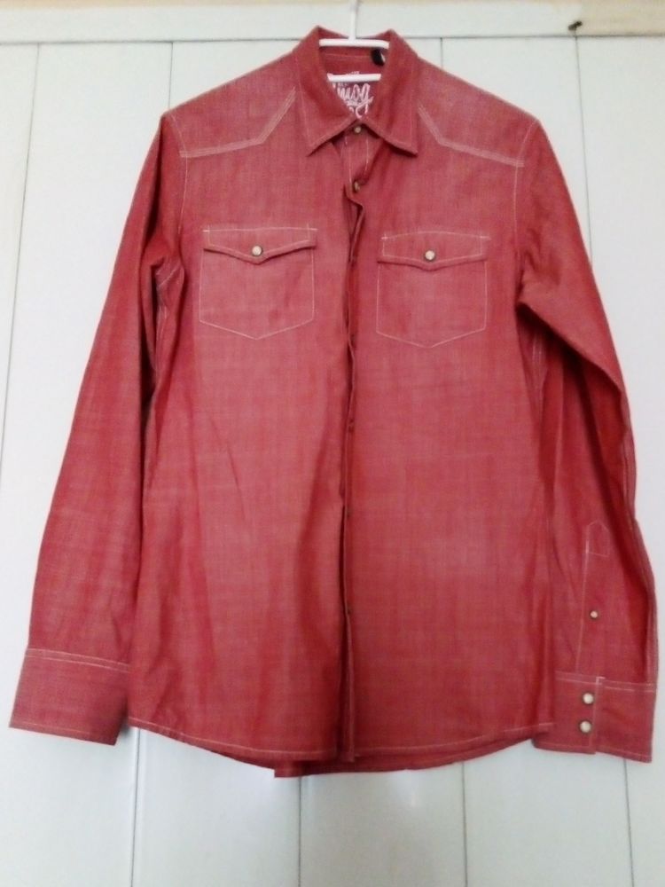 Chemise unie homme SMOG 10 Cormelles-le-Royal (14)