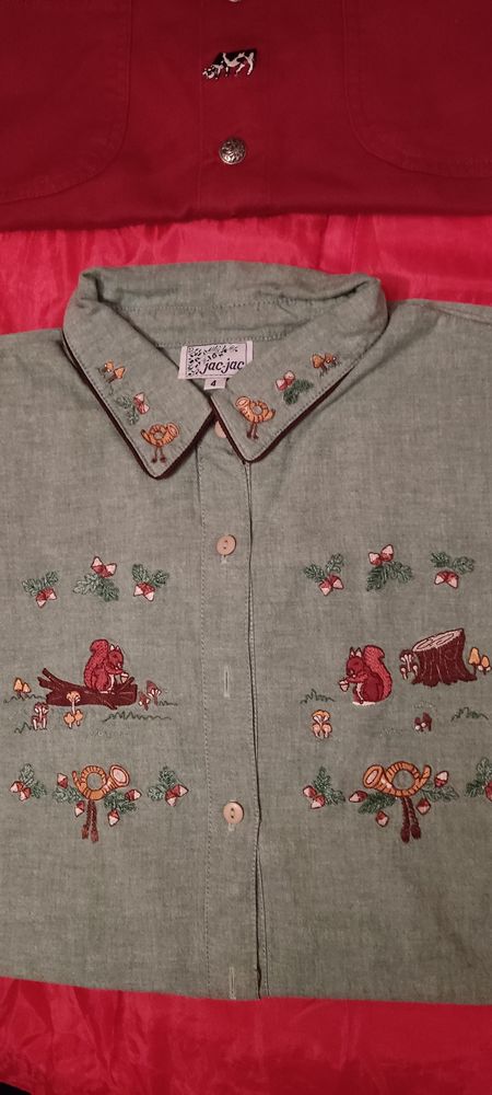 4 chemises brod�es en excellent �tat 5 Meg�ve (74)