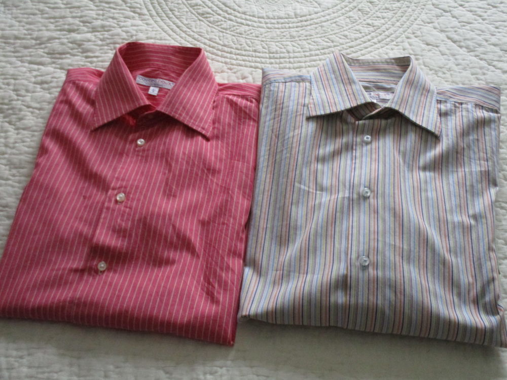 lot DE 2 CHEMISES homme  encolure 41 - fabrication fran�aise 8 Fl�ac (16)