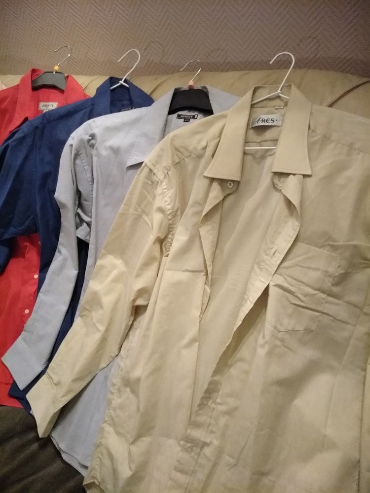 lot de 6 chemises homme 12 Froideconche (70)