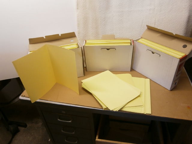 Chemises jaune de classement pour bureaux et collections 5 Wolxheim (67)