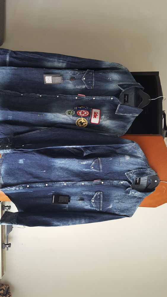 2 chemises Jean dsquared2 bleu neuve taille 54 et 52. 90 Villeurbanne (69)