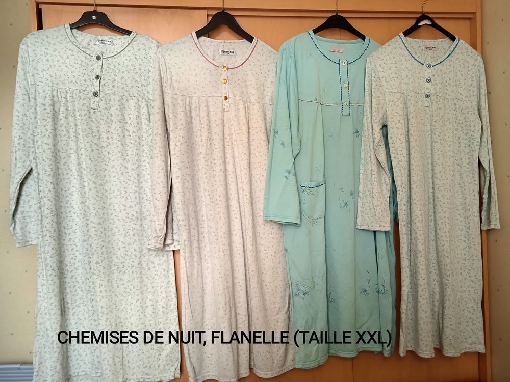 Chemises de nuit flanelle 40 Lourdes (65)