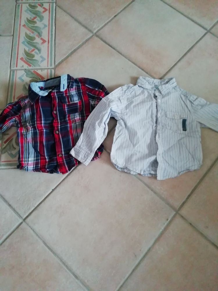 2 chemises taille 3 ans 1 Montaigu (02)