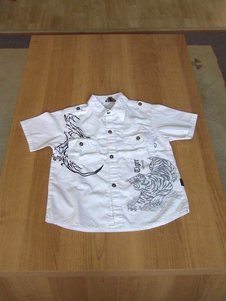 Chemisette, Blanche motif tigre, 10�ans, NEUVE 5 Bagnolet (93)
