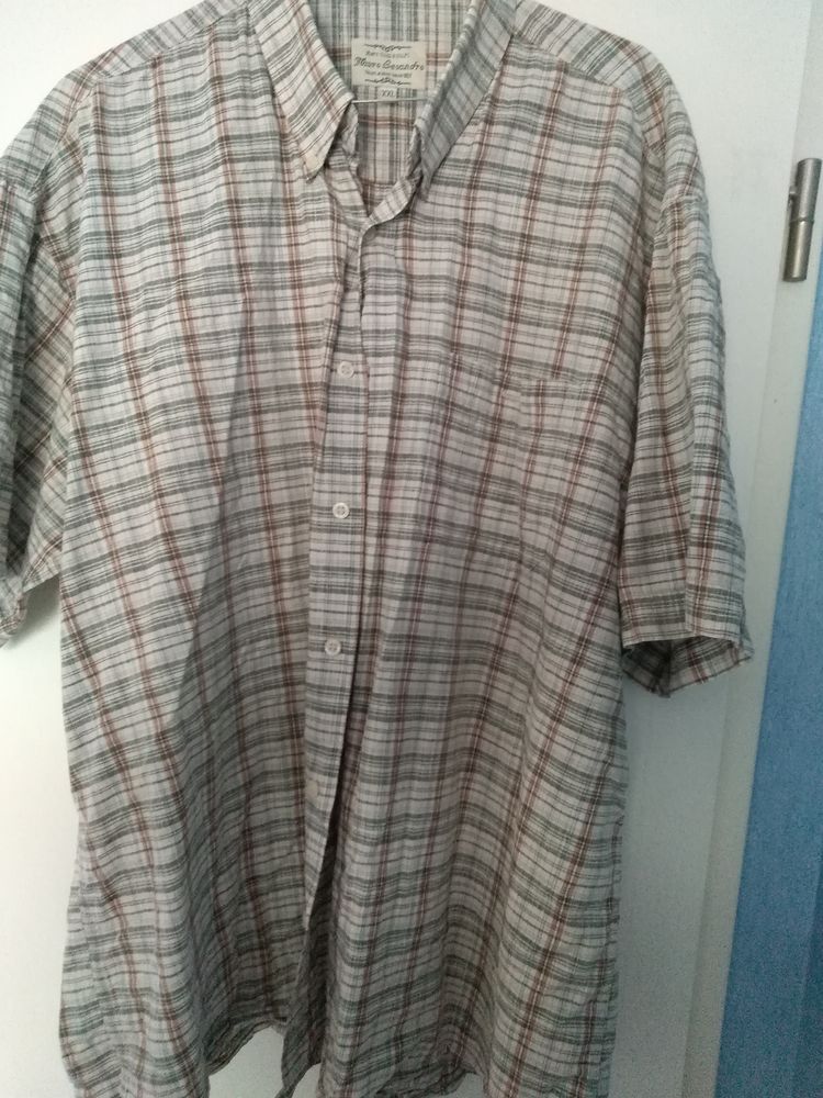 CHEMISETTE TARTAN MARRON 8 Villiers-sur-Marne (94)