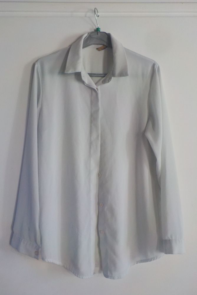 CHEMISIER BLANC NEW COLLECITON 100% POLYESTER 5 Bubry (56)