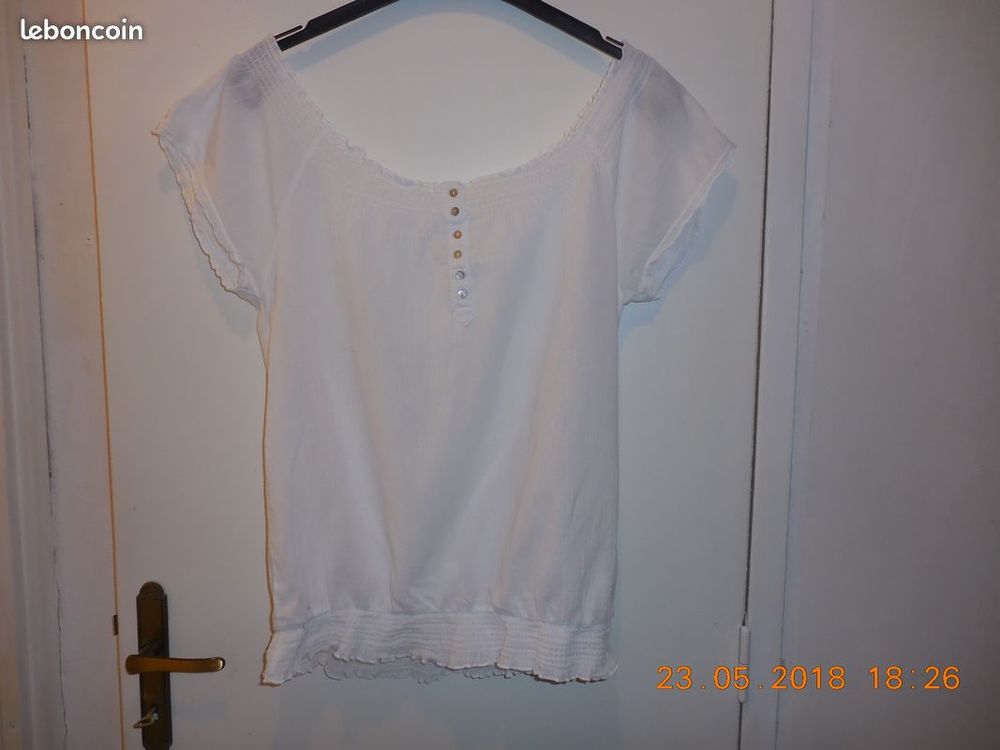 chemisier blanc 42 44 3 S�te (34)