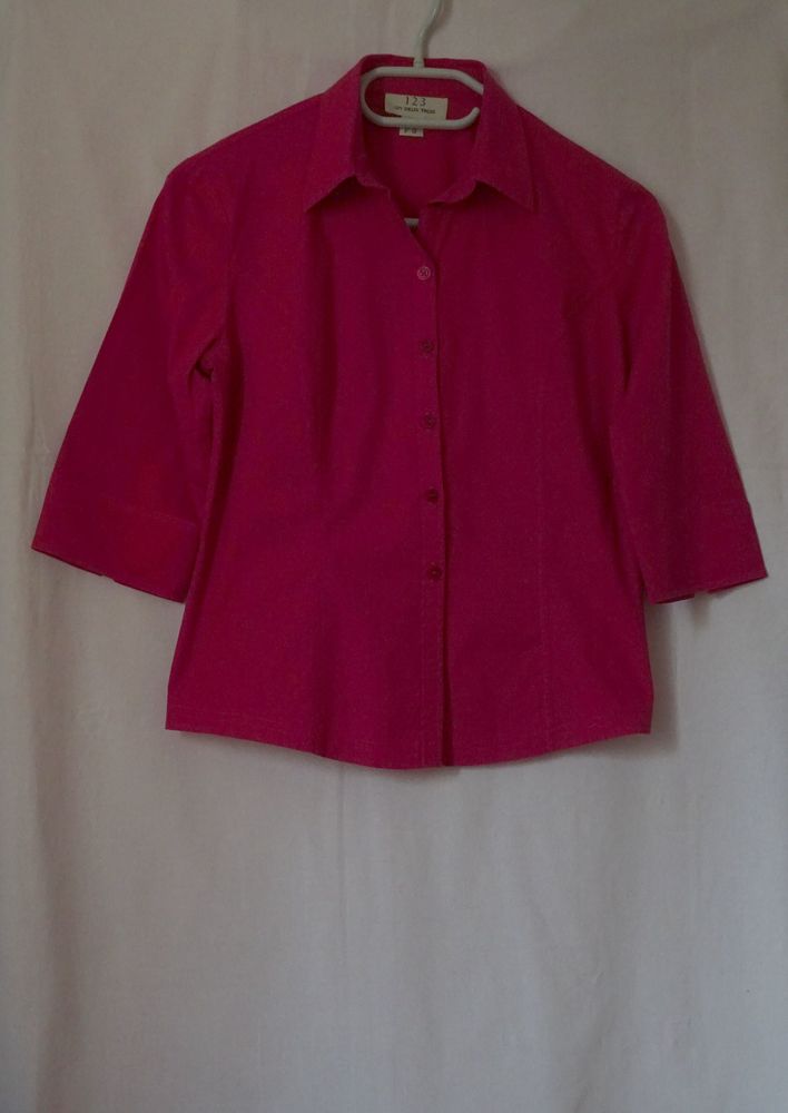 Chemisier framboise femme -1.2.3 (UN DEUX TROIS), T.38 8 Les Moli�res (91)