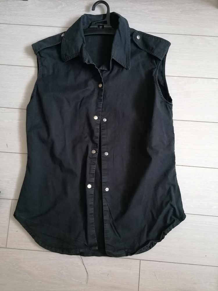 Chemisier noir coton 7 �ragny (95)