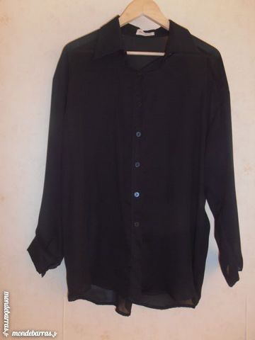 Chemisier noir transparent (41) 30 Tours (37)