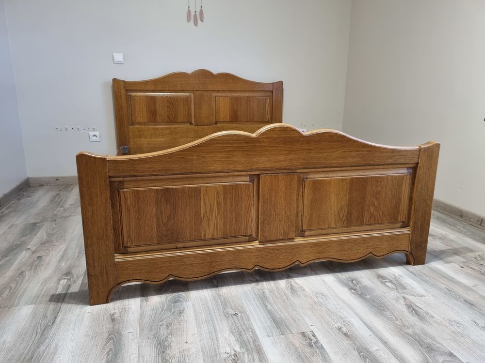 Lit en ch�ne massif 140x190. 160 Valenciennes (59)