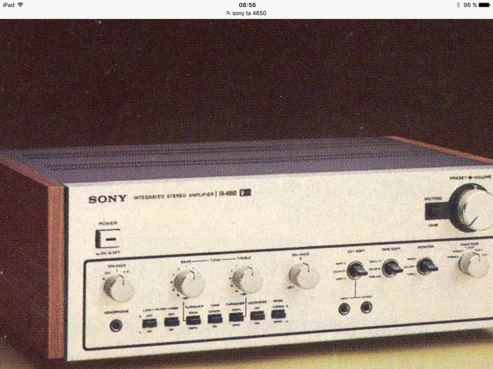 cherche ampli Sony ta 4650 v-fet 350 Vitry-sur-Seine (94)