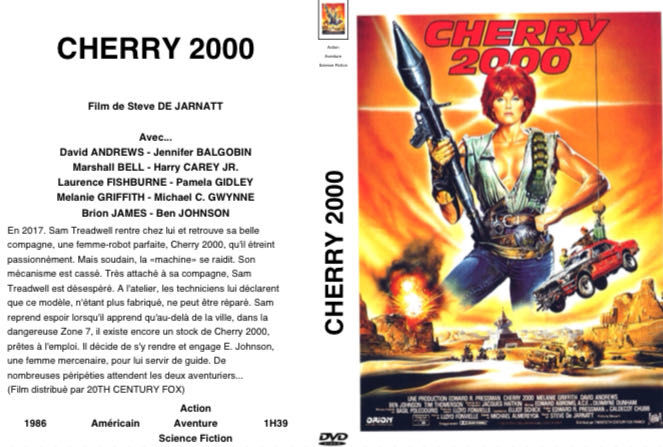   Cherry 2000   (avec Melanie Griffith) - RARE EN VF 15 Claye-Souilly (77)
