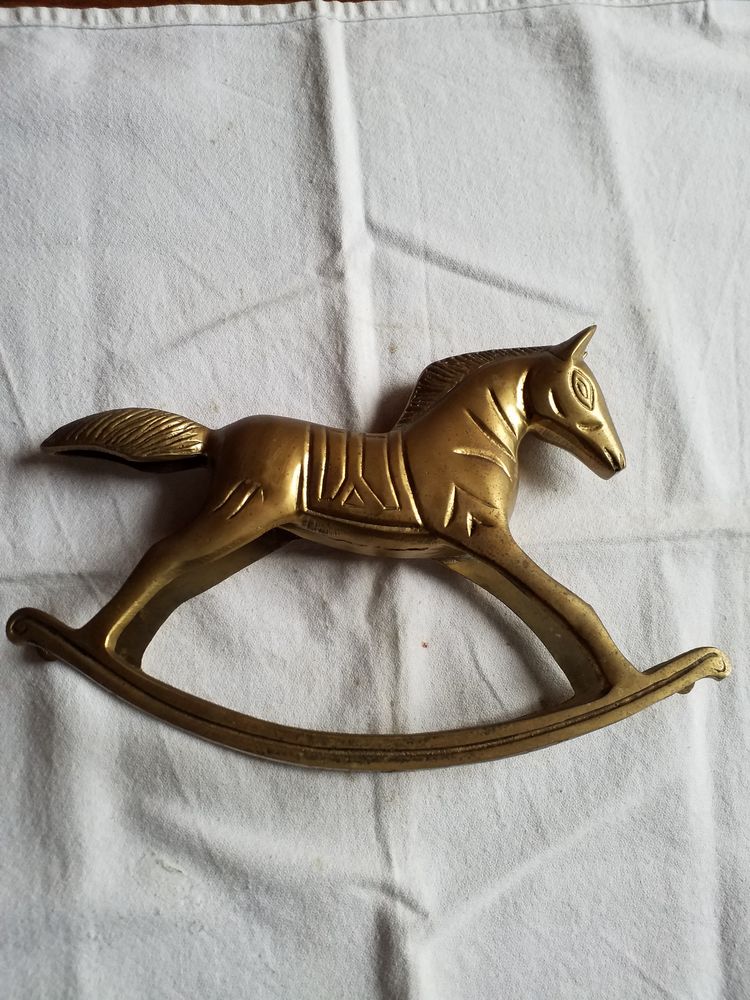 ce cheval � bascule en laiton 14 Bois-Colombes (92)