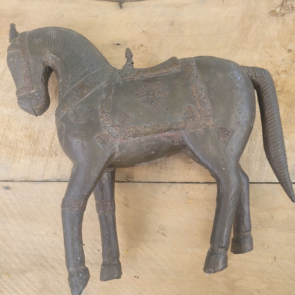 CHEVAL BOIS CUIVRE LAITON 120 Royan (17)