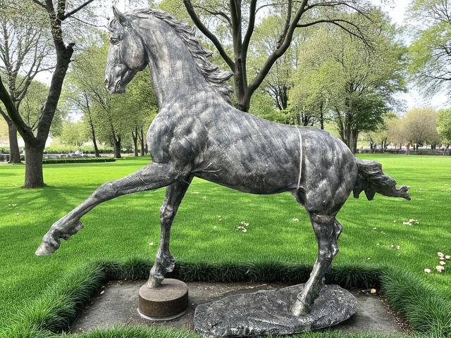 Cheval en r�sine 1800 S�es (61)