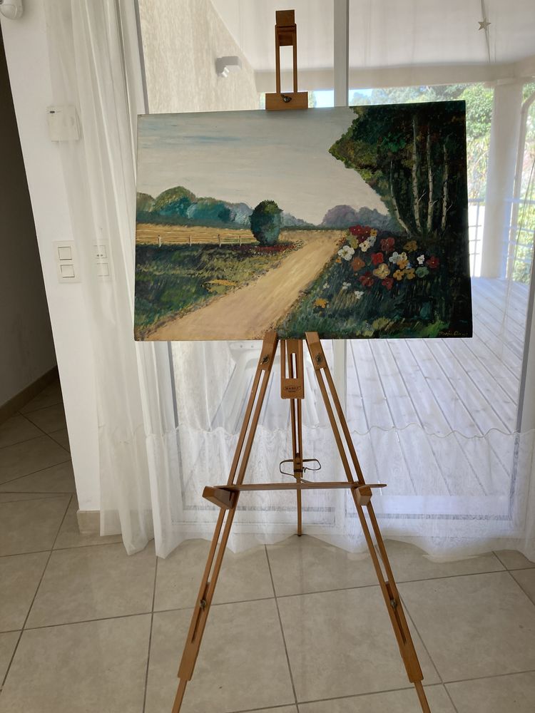 Chevalet de peinture. 10 Carqueiranne (83)