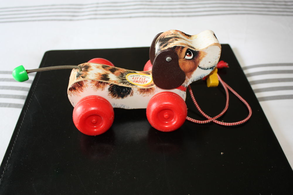 ChienAncien A Tirer EnBois LITTLE SNOOPY/FISHER PRICE R�f693 30 Dammartin-en-Go�le (77)