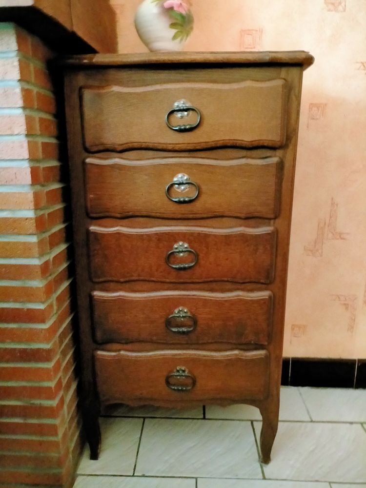 CHIFFONNIER EN CHENE MASSIF 80 Auby (59)