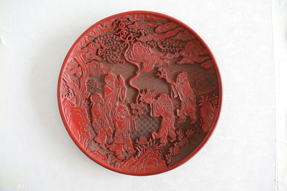 CHINOIS LAQUE ROUGE 6 VIEUX MONSIEURS 700 Saint-�tienne (42)