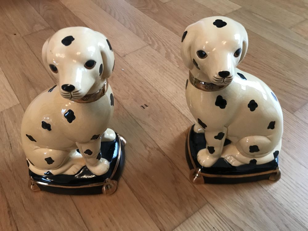 Lot de 2 Chiots en c�ramique 40 Obernai (67)