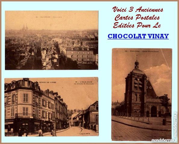 CHOCOLAT VINAY - CARTES POSTALES 3 Laon (02)