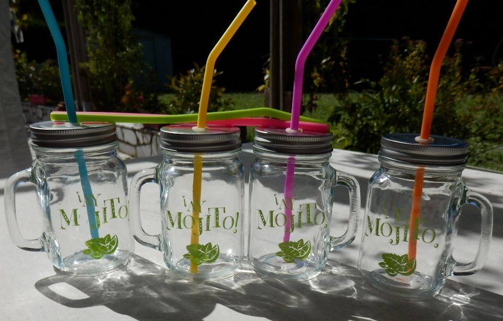 chopes (4) pour mojito : Tr�s bon �tat 7 �vry (91)