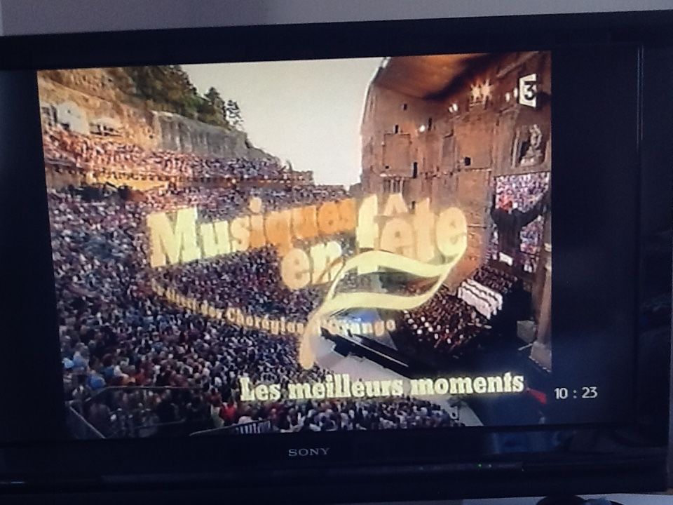 DVD  CHOREGIES D'ORANGE  enregistr� t�l� 5 Saint-Etienne (42)