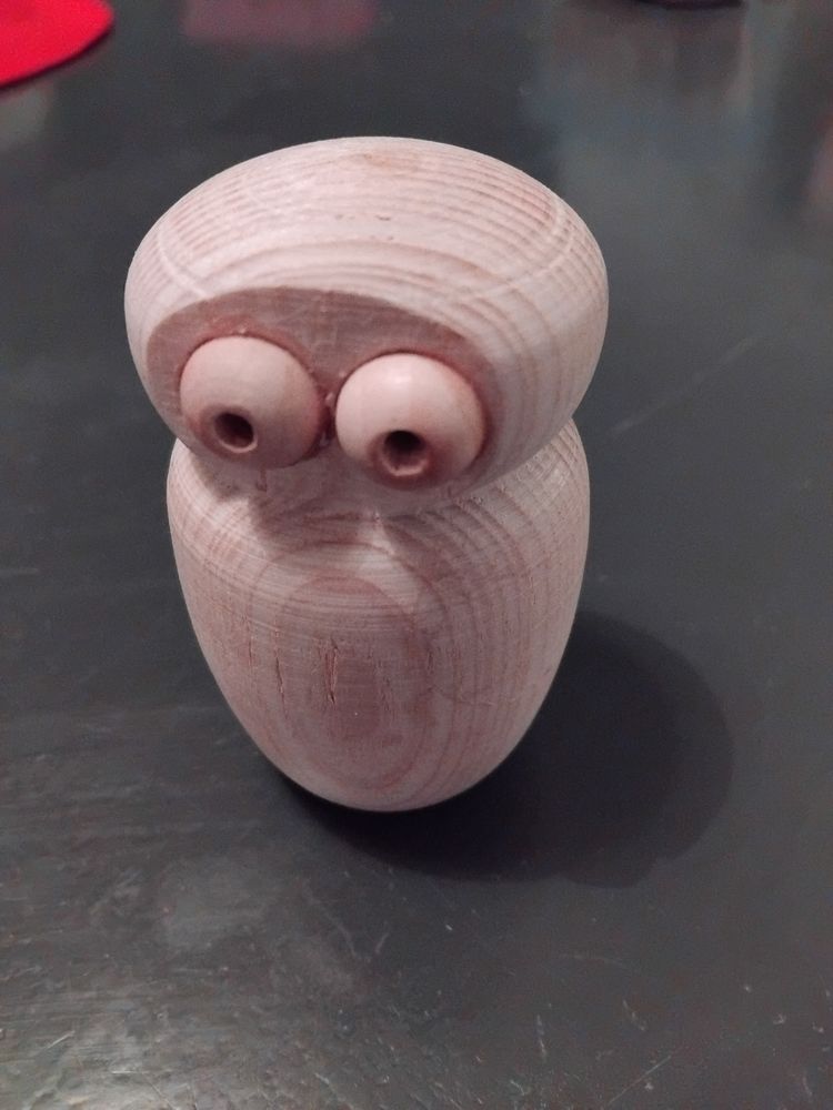 CHOUETTE EN BOIS TOURNE 10 Ligni�res (10)