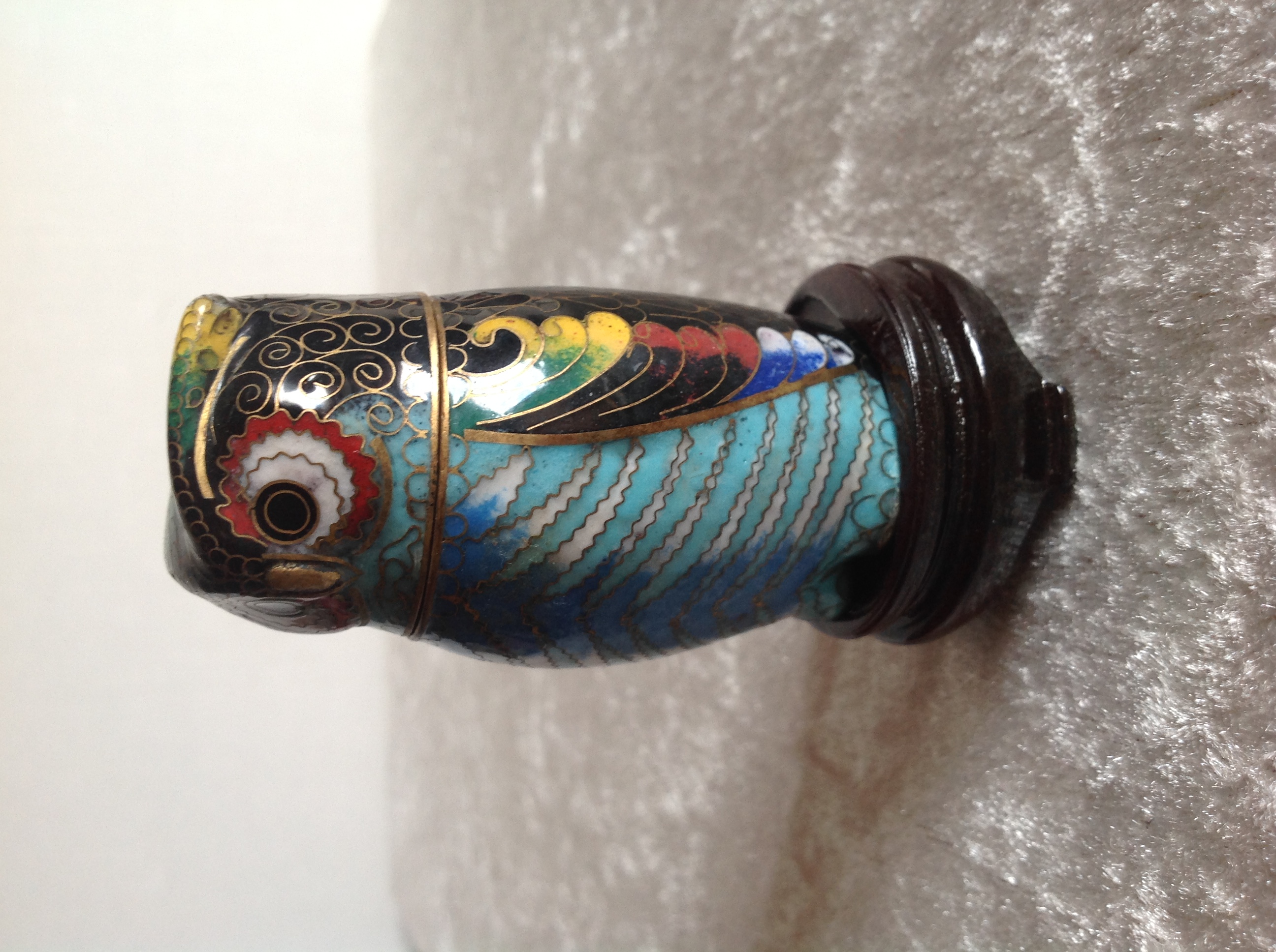 CHOUETTE EN LAITON CLOISONN�E SUR SOCLE Envoi Possible
29 Tr�gunc (29)